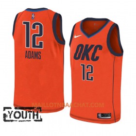 Maillot NBA Oklahoma City Thunder Steven Adams 12 2018-19 Nike Rose Swingman - Enfant